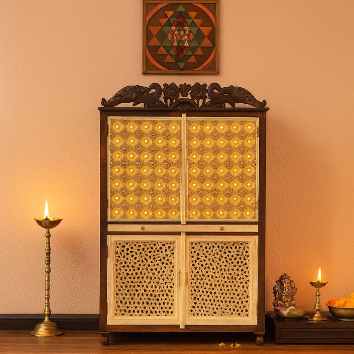 Savitri Carved Altar