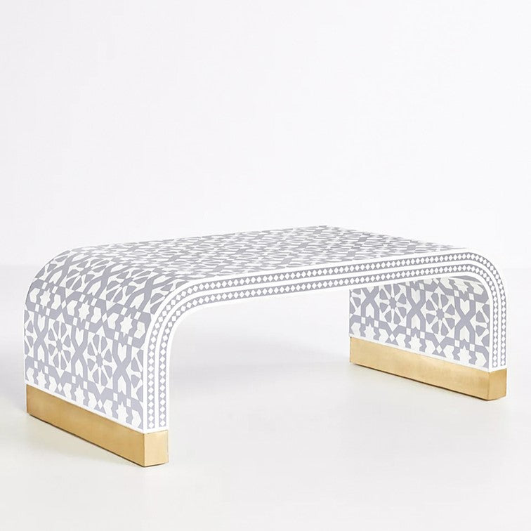 Ushaf Bone Inlay Coffee Table