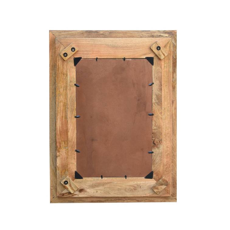 Janet Hand Carved Wooden Mirror