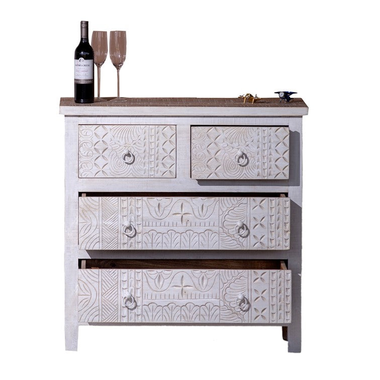 Josh Carved Chest of Drawer