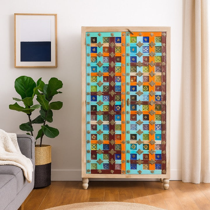 Cages Hand Carved Almirah