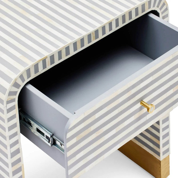 Debbi Bone Inlay Bedside