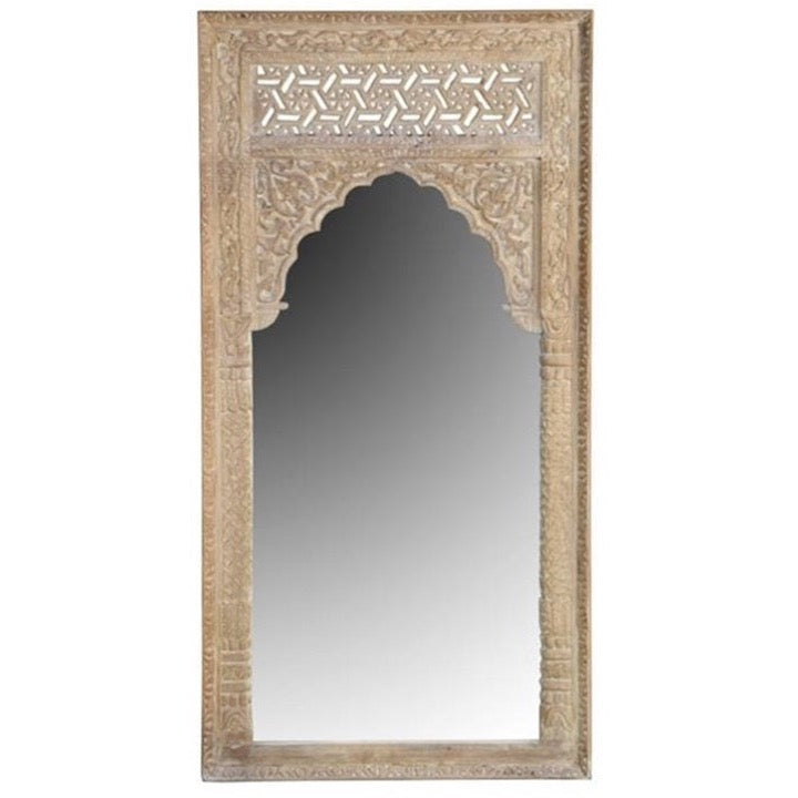 Gary Hand Carved Wooden Mirror