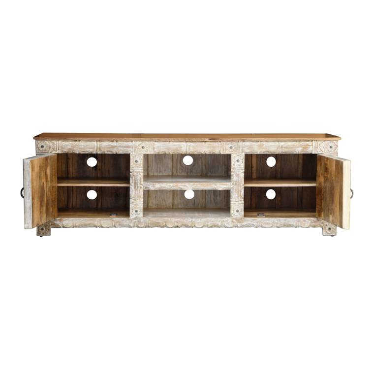Connie Hand Carved Wooden TV Cabinet