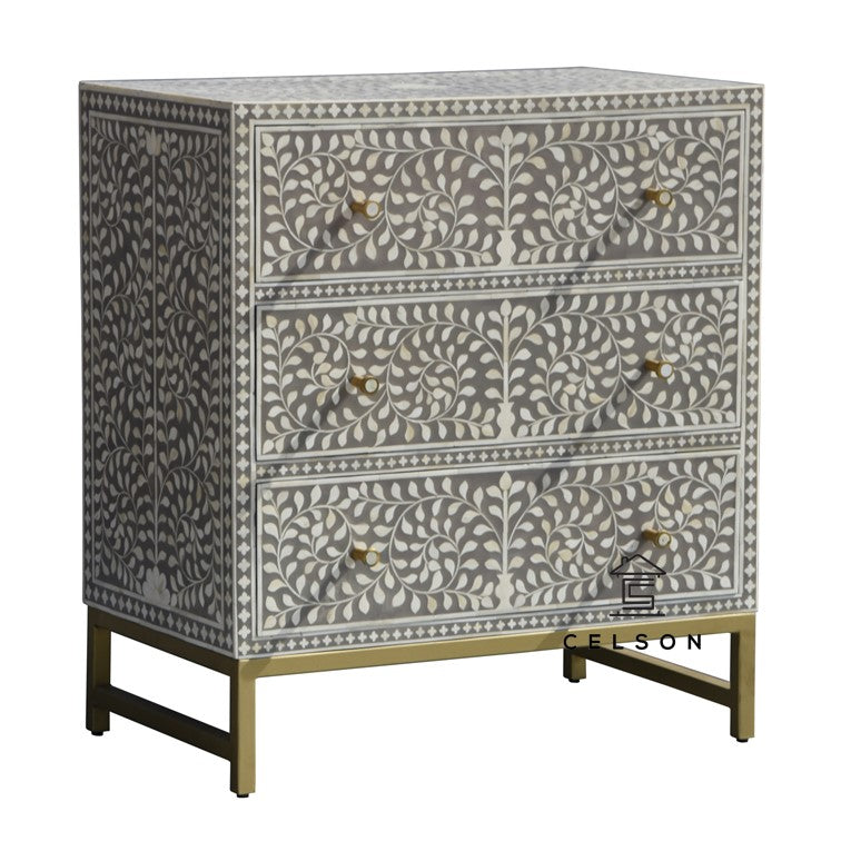 Harper Bone Inlay Chest of Drawer