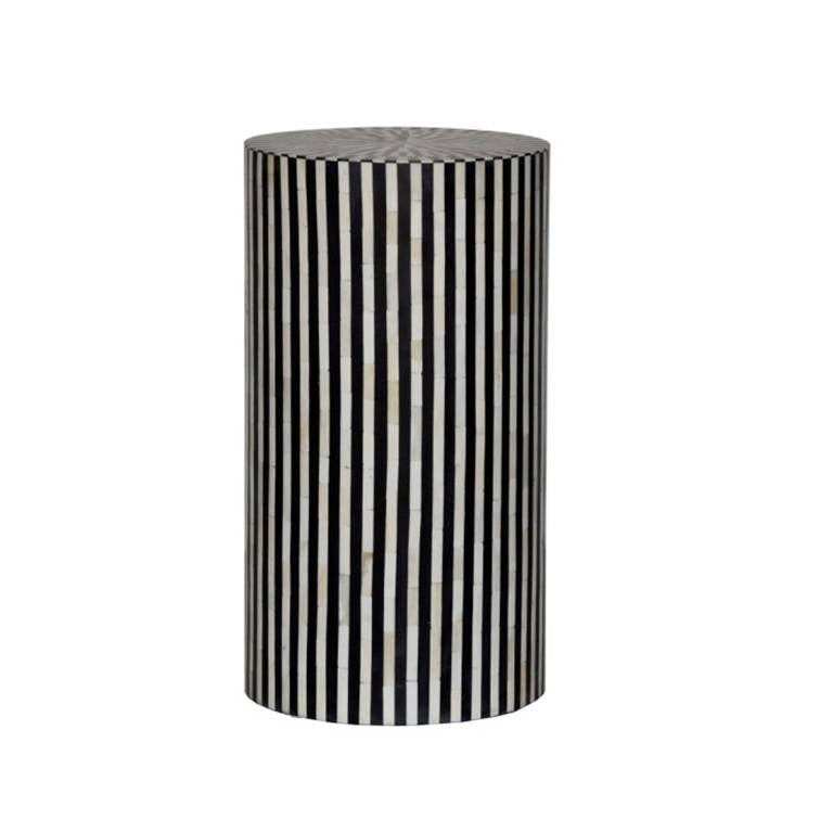 Eli Bone Inlay Stool
