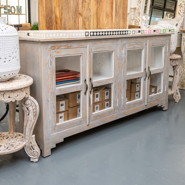 Bill Hand Carved Wooden Buffet