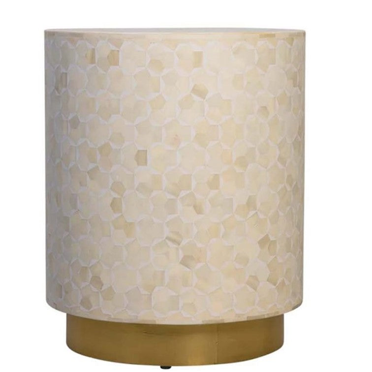 Alex Bone Inlay Stool