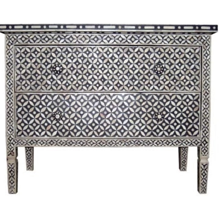 Ensign Bone Inlay Chest of Drawer