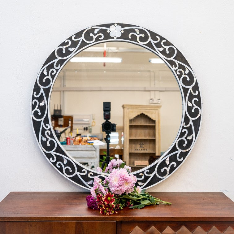 Hina Mother of Pearl Inlay Mirror