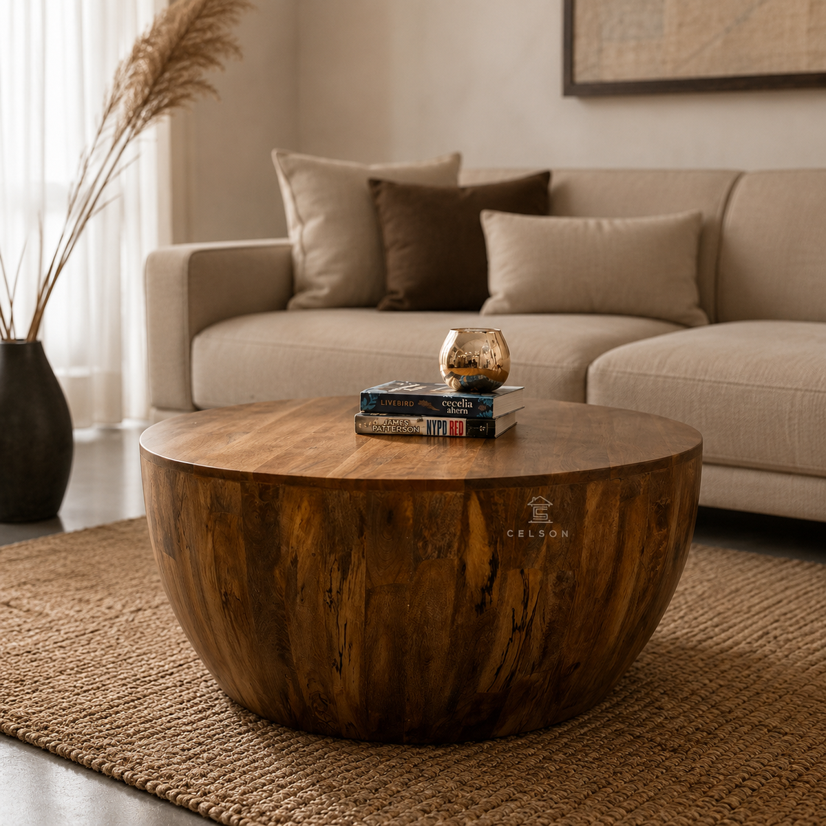 Cindy Carved Coffee Table