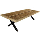 Switch Lionel Hand Carved Wooden Dining Table 2 image