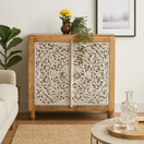 Switch Rylan Hand Carved Wooden Cabinet 2 image