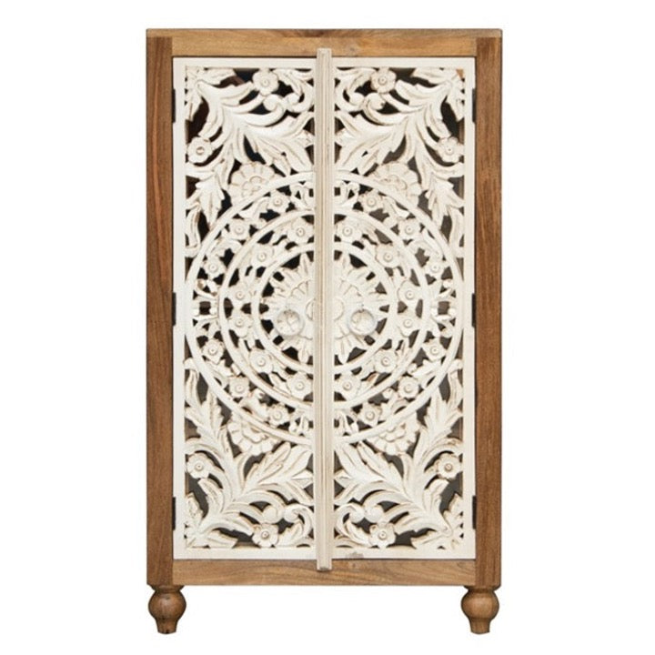 James Hand Carved Cabinet