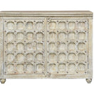 Switch Daisy Carved Wooden Cabinet 2 image