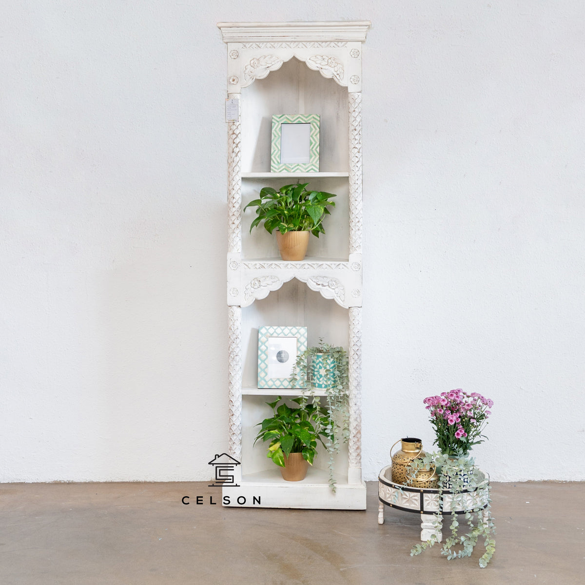 Lerro Carved Bookshelf