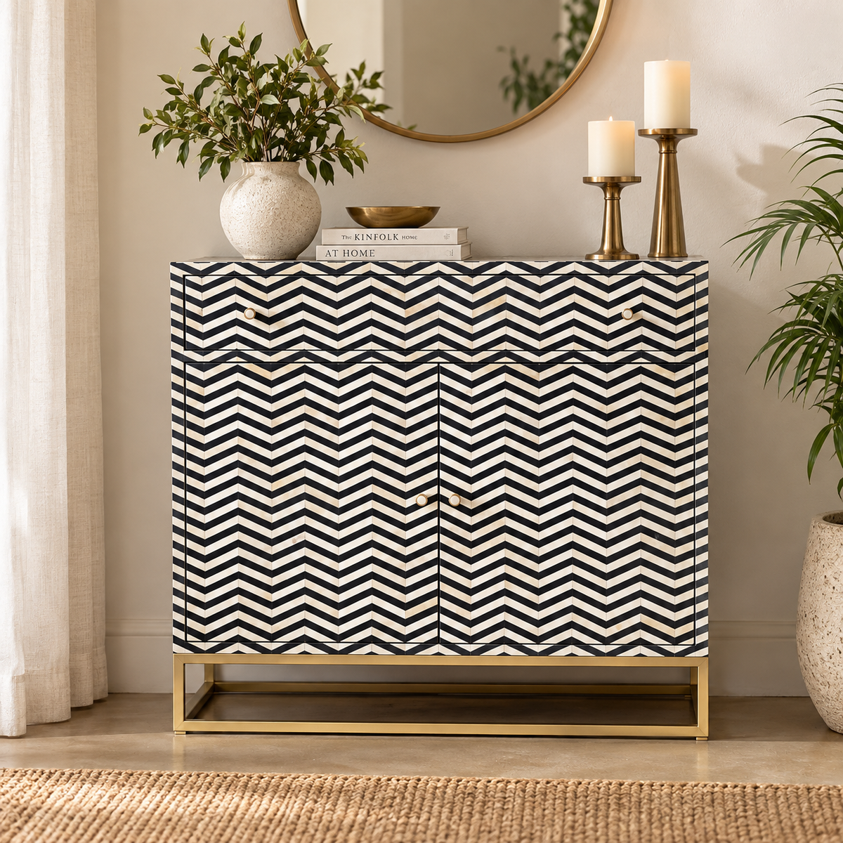 Naina Bone Inlay Chest