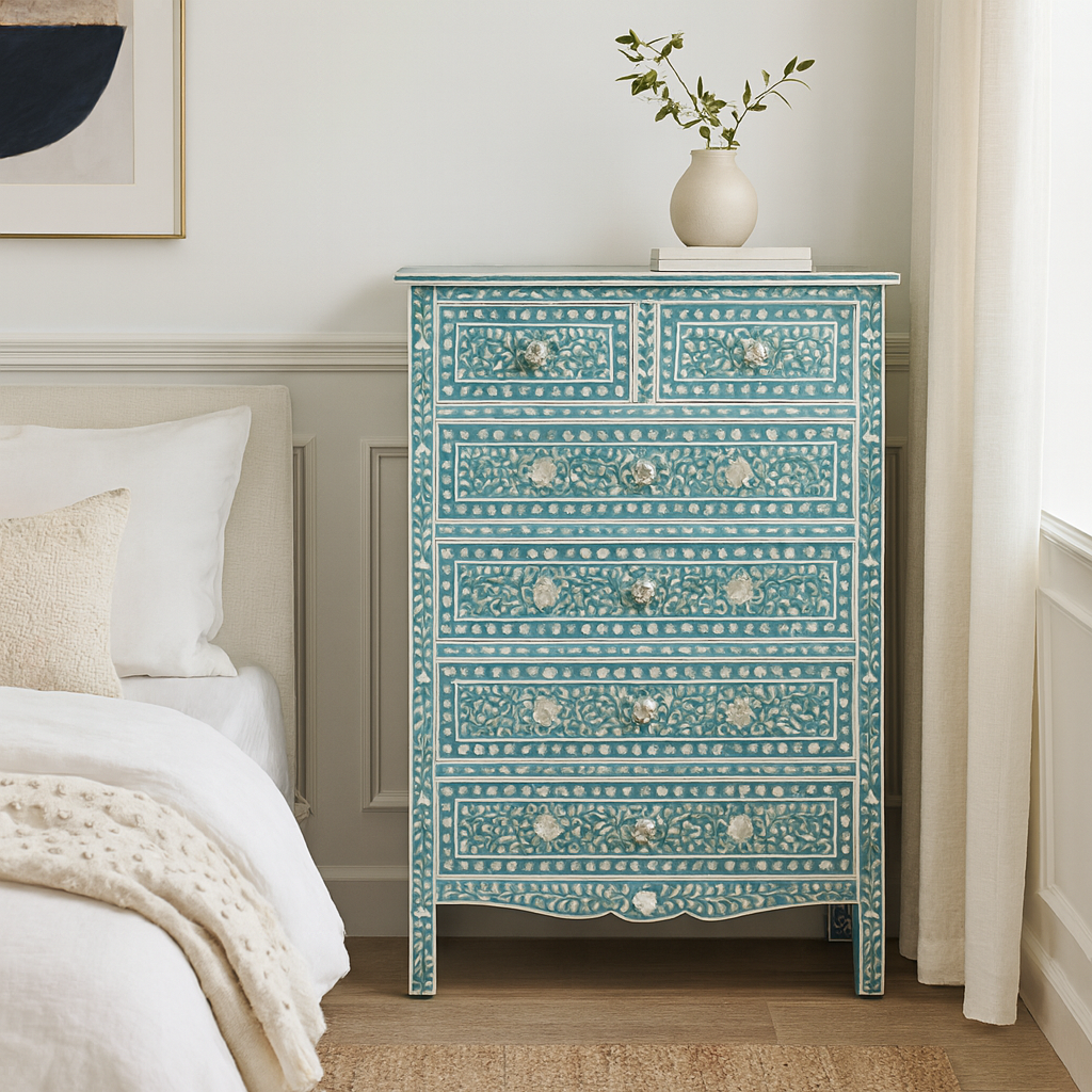 Aby Bone Inlay Chest