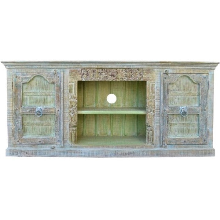 Erik Hand Carved Wooden TV Cabinet