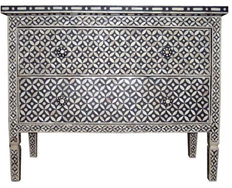 Ensign Bone Inlay Chest of Drawer