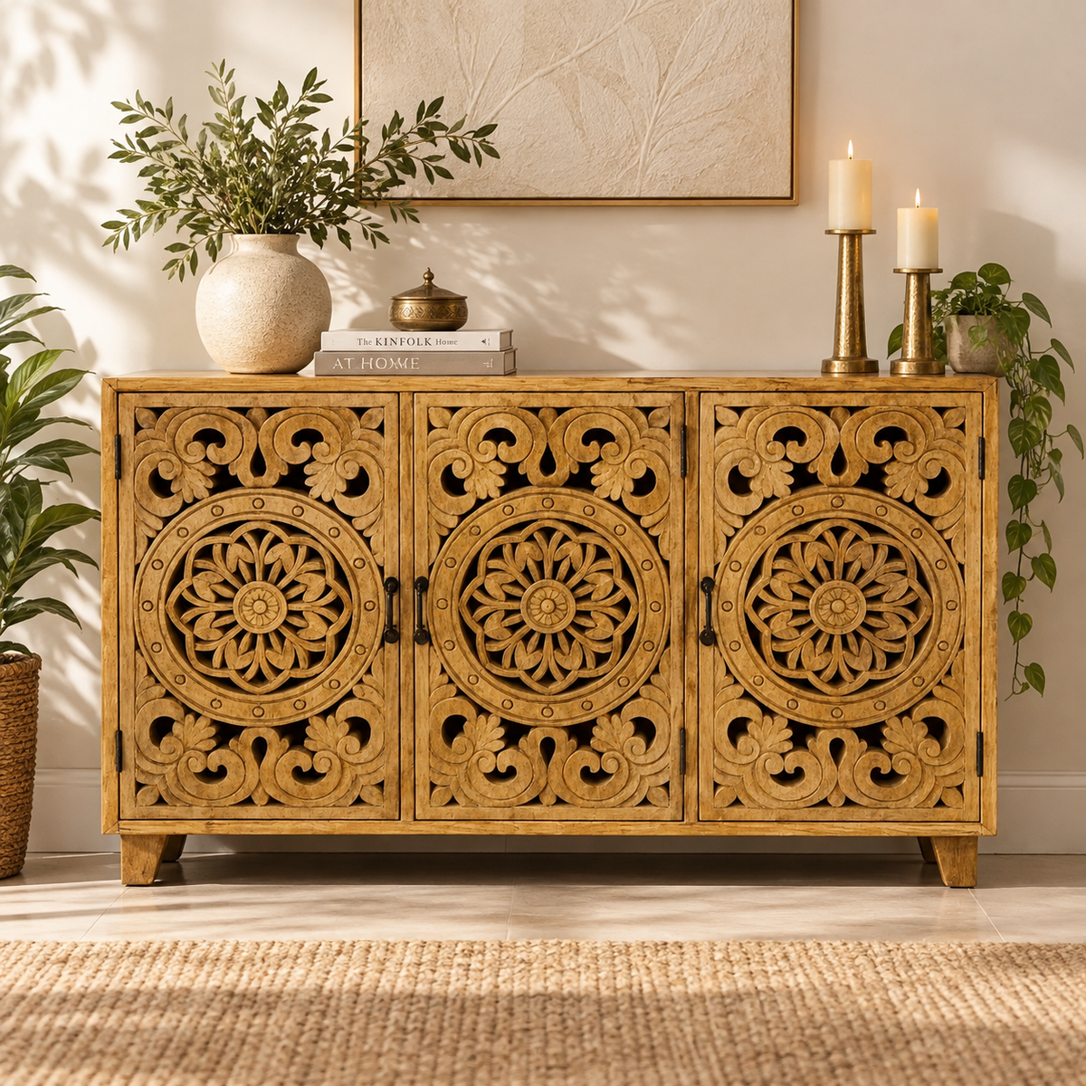 Annalee Hand Carved Sideboard