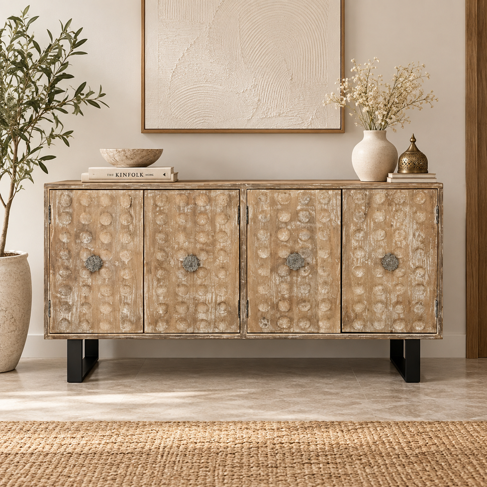 Hadden Hand Carved Sideboard