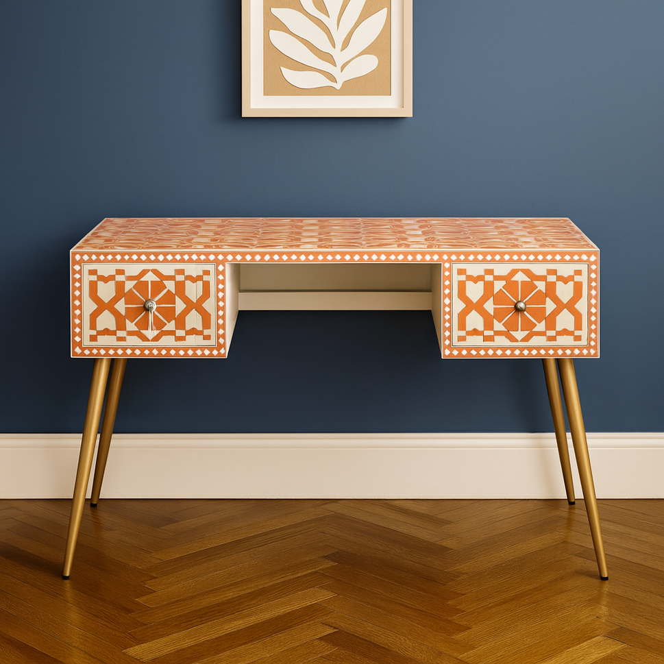 Candice Bone Inlay Console Table