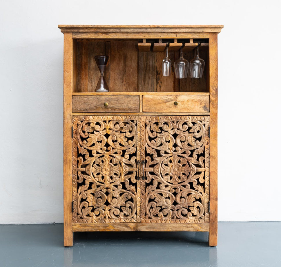 Margo Wooden Bar Counter
