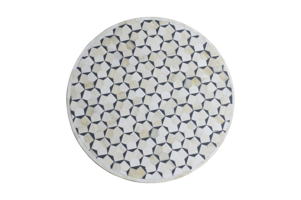 Carell Bone Inlay Stool