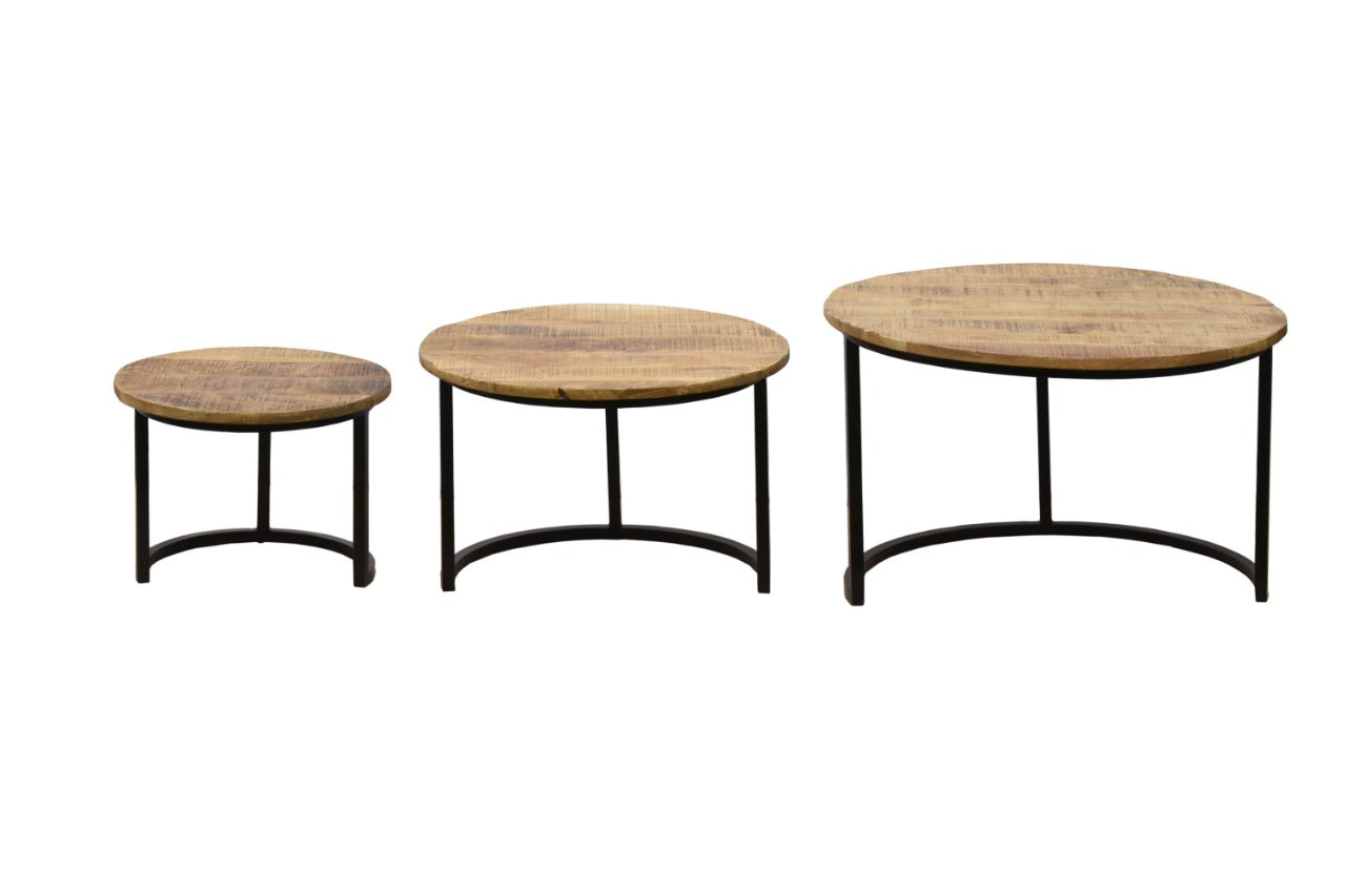 Darko Carved Wooden Coffee Table