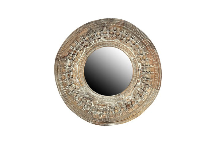 Royce Hand Carved Wooden Mirror