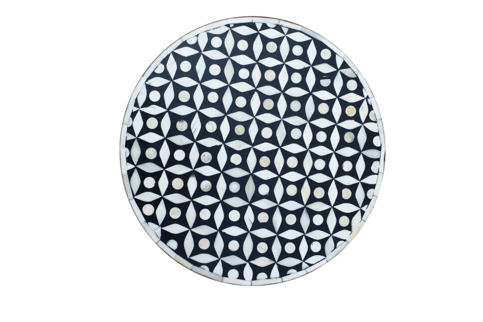 Batey Bone Inlay Nesting Side Table