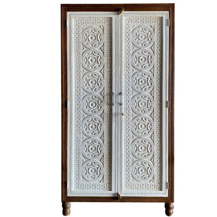 Jensen Hand Carved Almirah