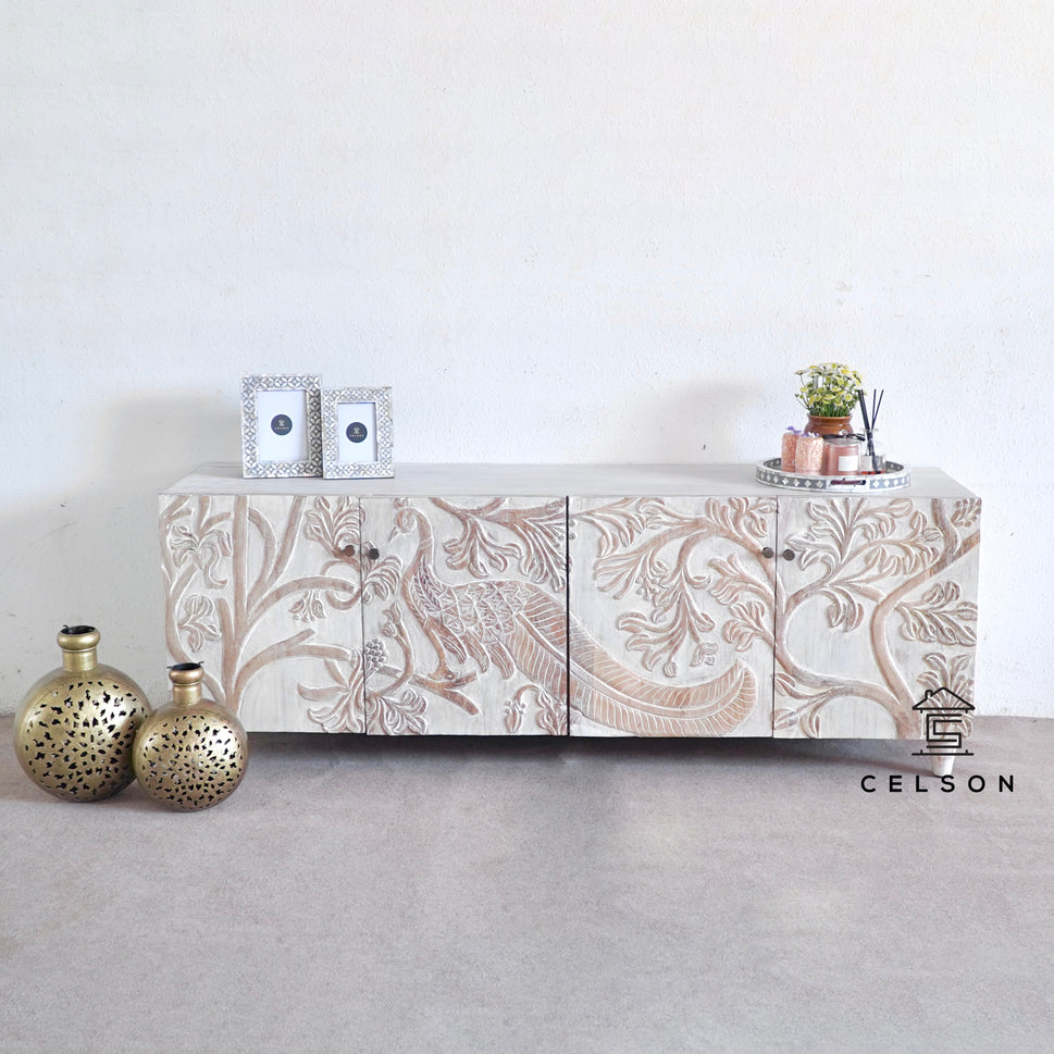 Victoria Hand Carved TV Cabinet