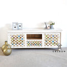 Switch Michelle Hand Carved Tile TV Cabinet 2 image