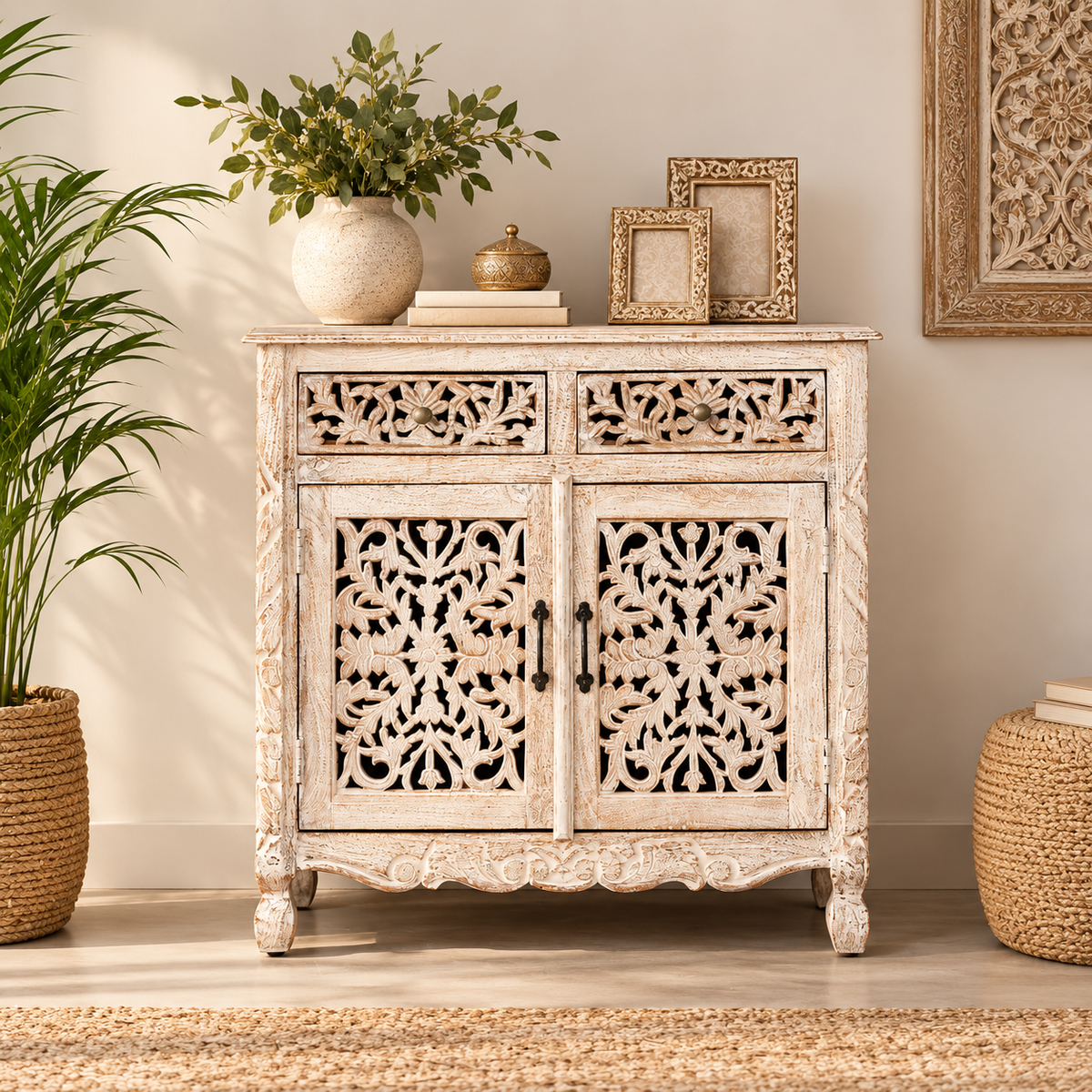 Sawyer Carved Chest of Drawer
