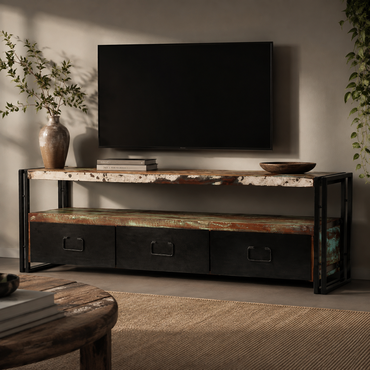 Lee Wooden TV Console