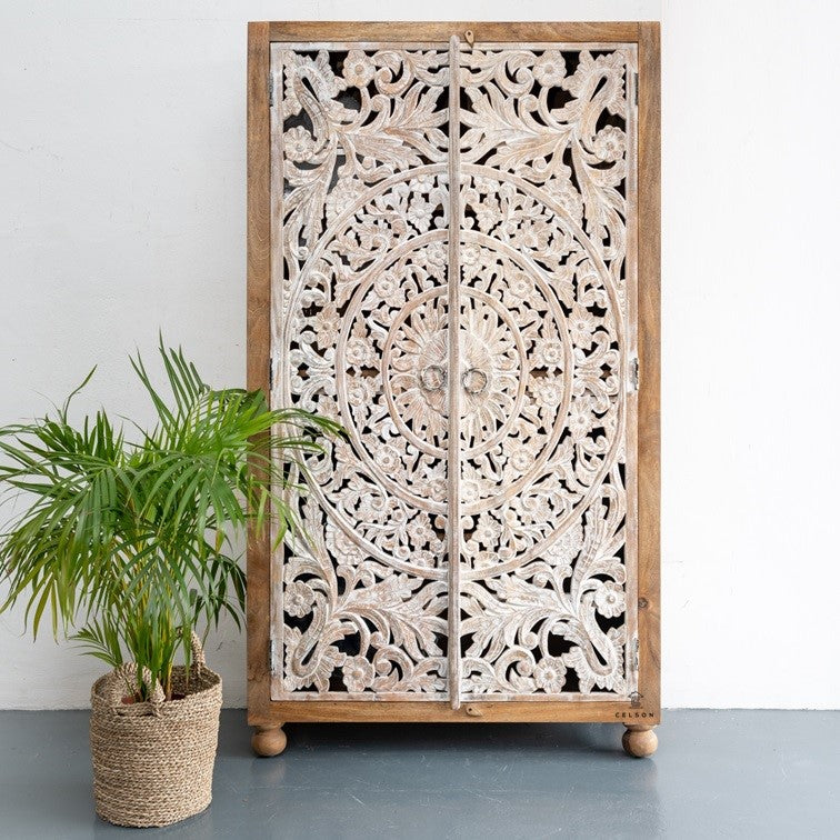 Rory Hand Carved Almirah