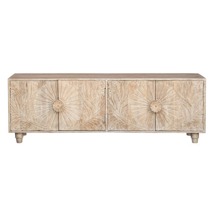 Victoria Hand Carved TV Cabinet
