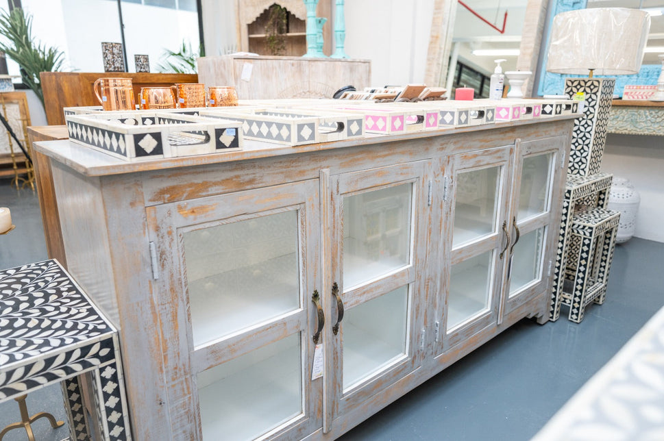 Bill Hand Carved Wooden Buffet
