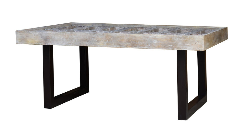 Shan Hand Carved Wooden Dining Table