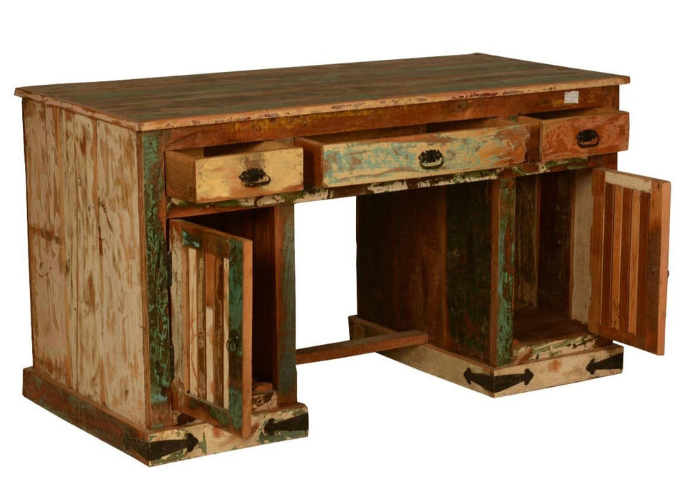 Ange Wooden Hand Carved Study Table