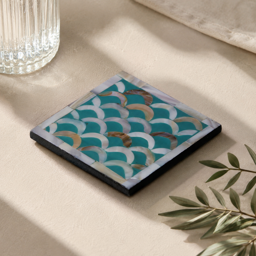 Myla Mother of Pearl Inlay Coaster