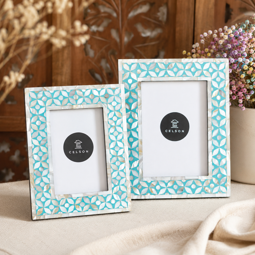 Hidda Mother of Pearl Inlay Photo Frame
