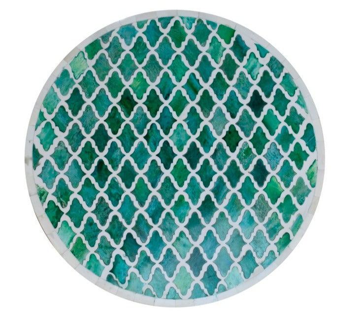 Gaite Bone Inlay Stool