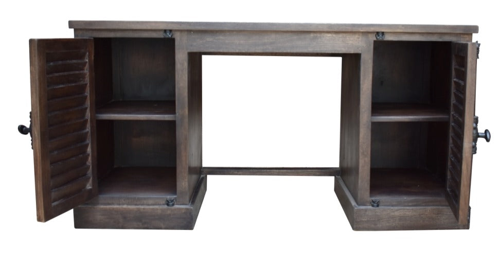 Erica Hand Carved Wooden Study Table