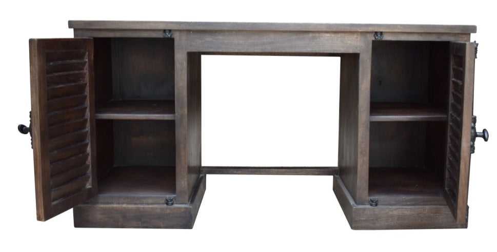 Erica Hand Carved Wooden Study Table