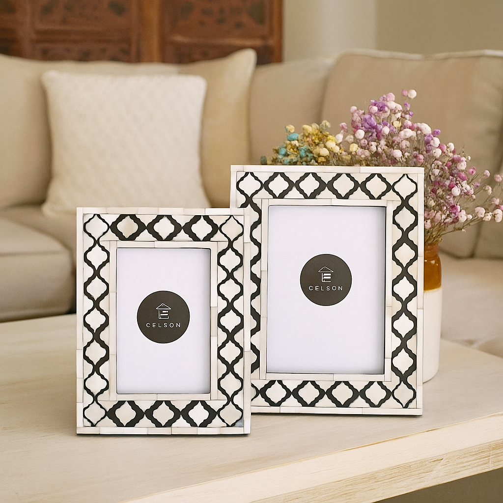 Nina Bone Inlay Photo Frame