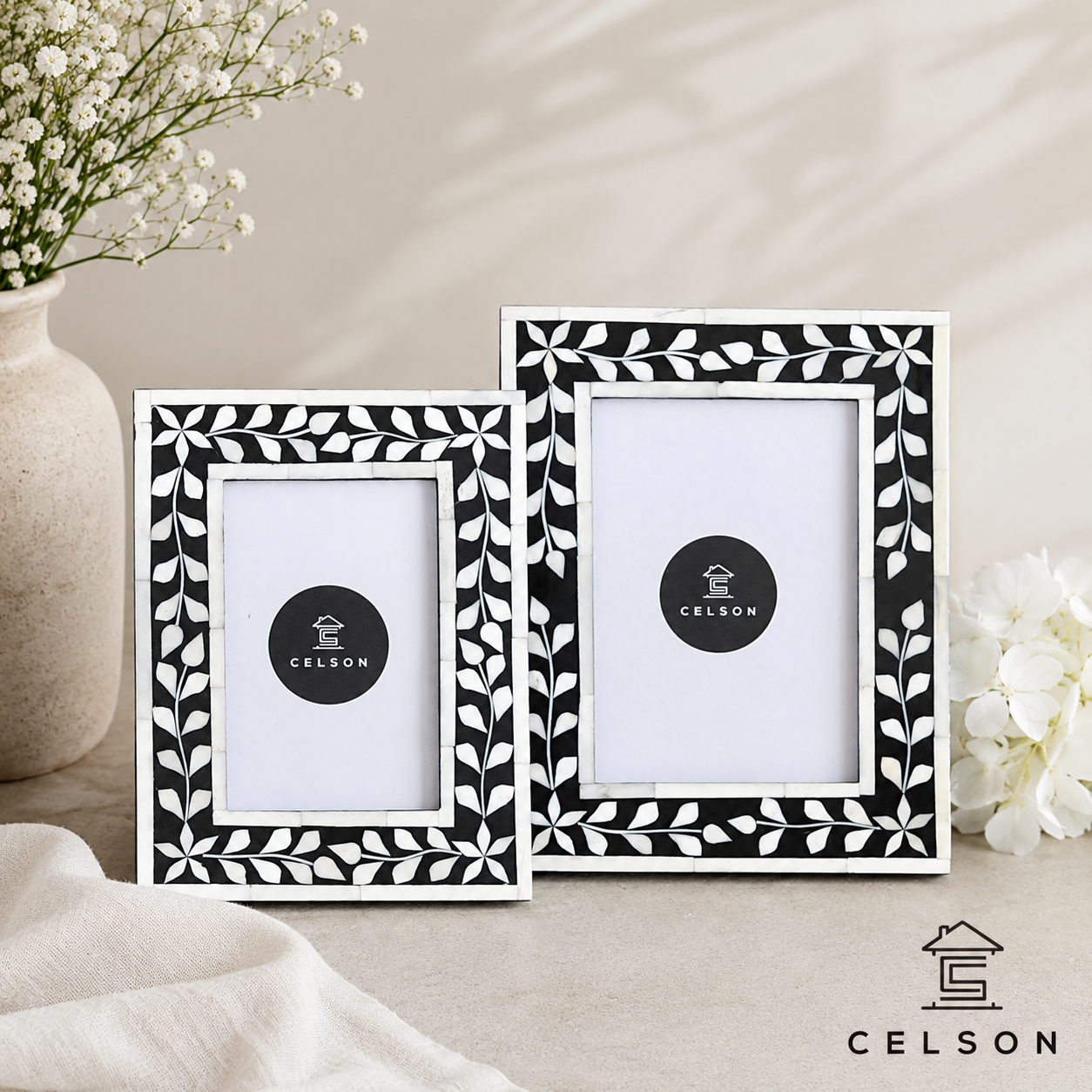 Erica Bone Inlay Photo Frame