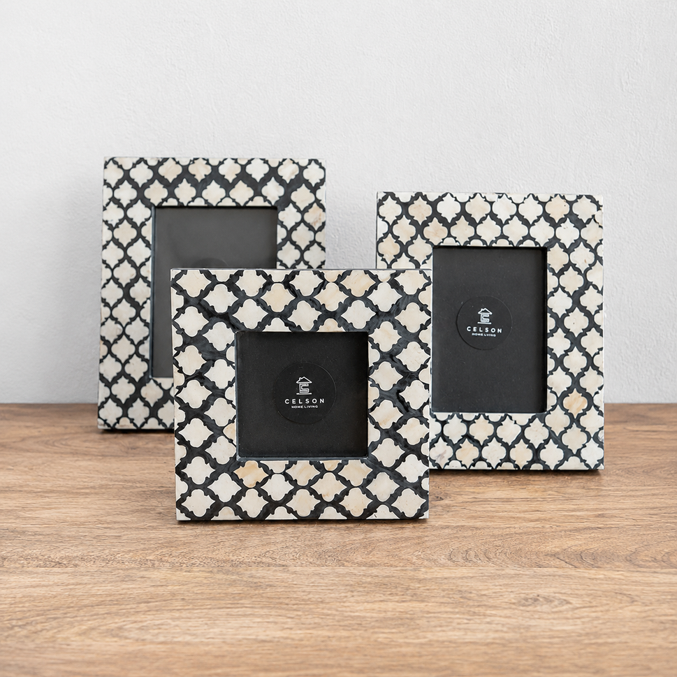 Zoe Bone Inlay Photo Frame